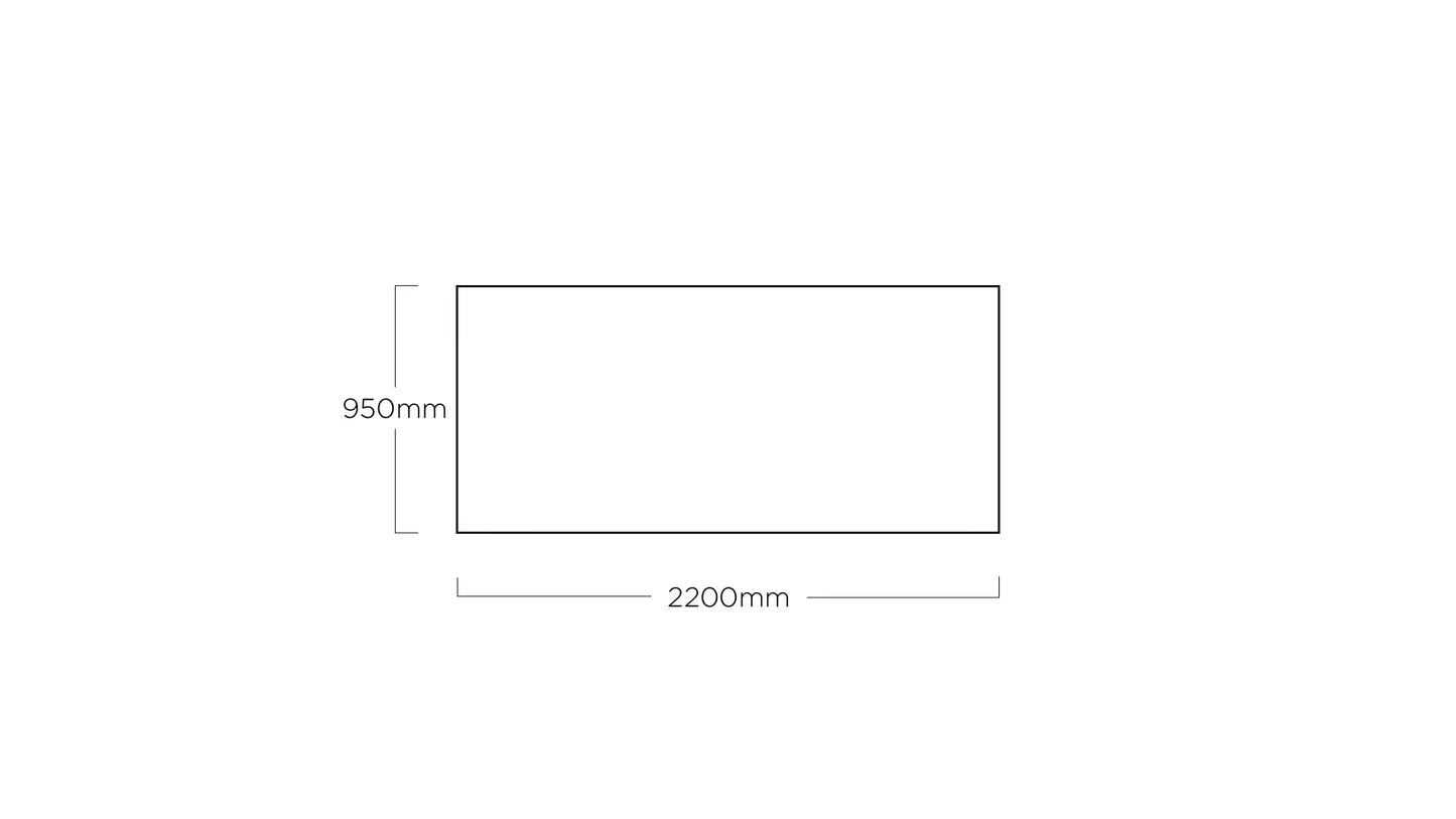 KETTLER TEAK Tischplatte 220 x 95 cm, Teak FSC® 100% – natur Ansicht 5