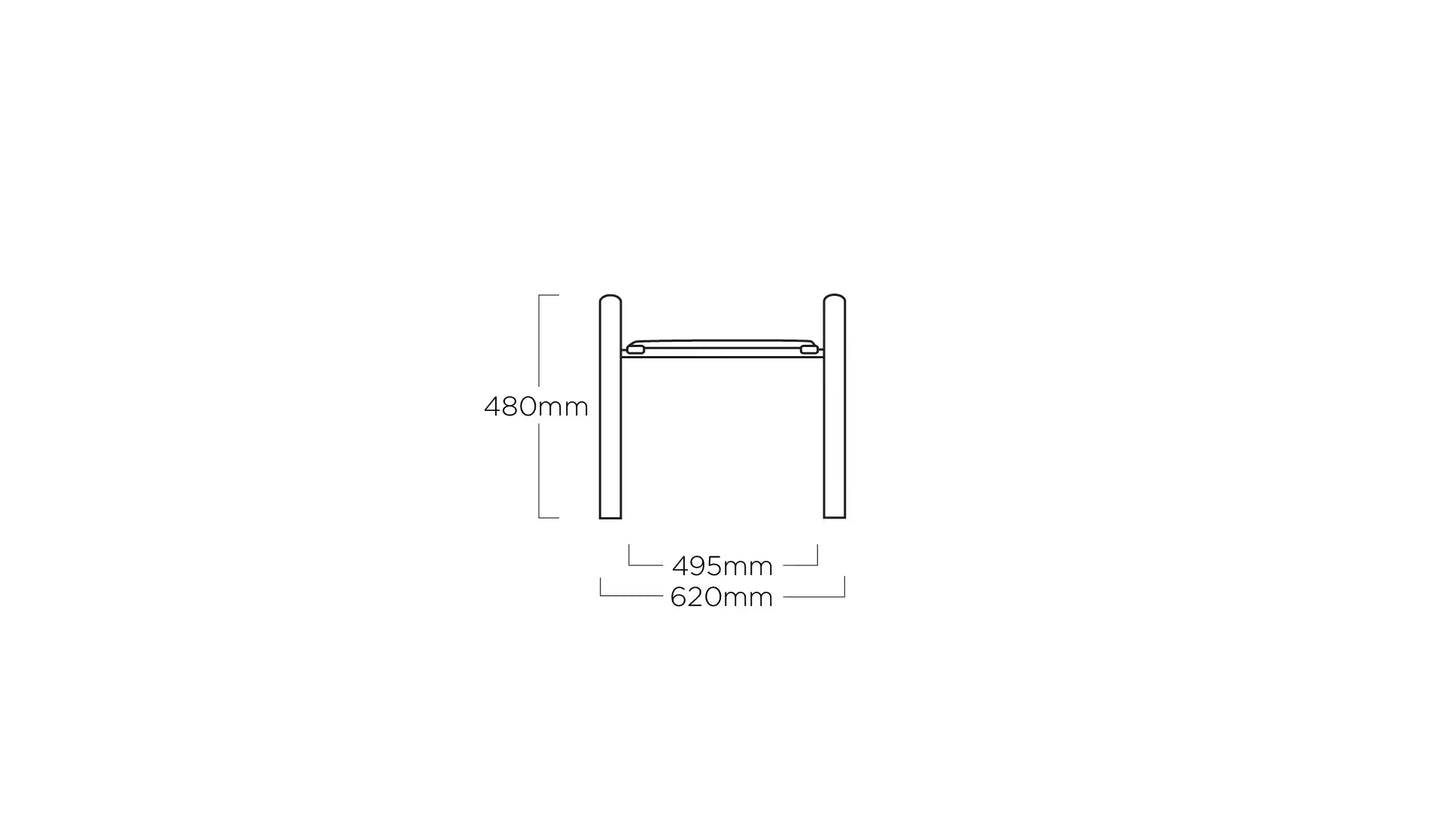 KETTLER LEGATO CURVE Hocker – anthrazit/anthrazit Ansicht 3