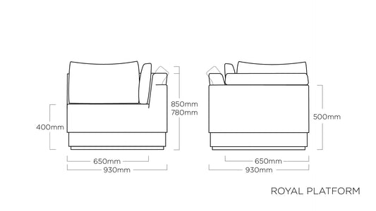 KETTLER ROYAL PLATFORM Eckteil – anthrazit/ natur/ sooty Ansicht 2