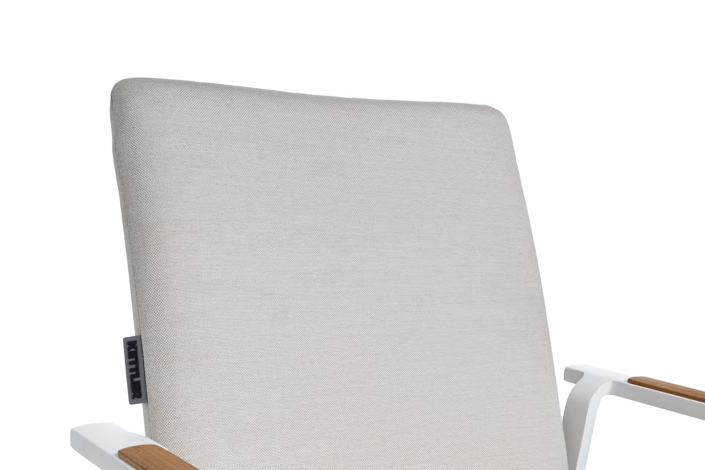 KETTLER DIAMOND Stapelsessel – weiß matt/natte linen chalk Ansicht 6