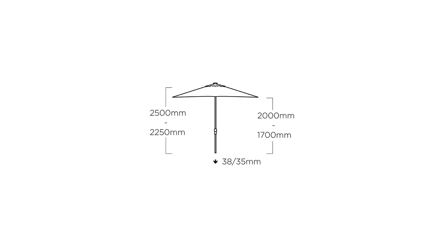 KETTLER EASY PUSH Stockschirm silber/ grün
Ø 270 cm – silber/ grün Ansicht 4