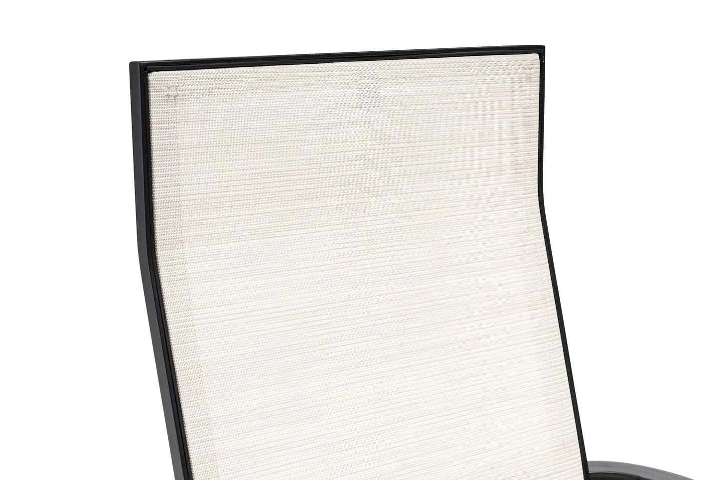 KETTLER SENSE Black-Line Stapelsessel – schwarz matt/ beige Ansicht 6