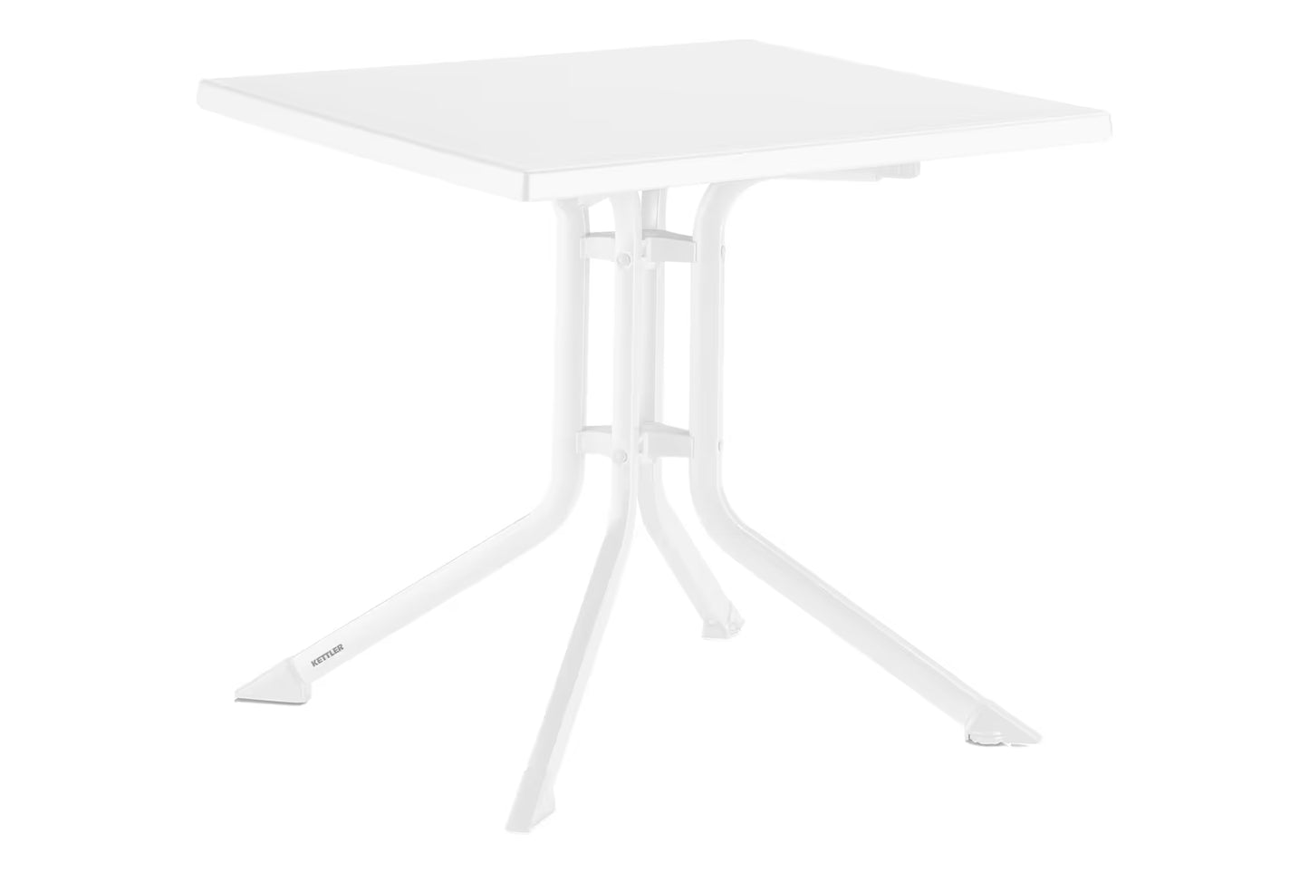 KETTLER BOULEVARD Klapptisch
70 x 70 cm – weiß/weiß Ansicht 1