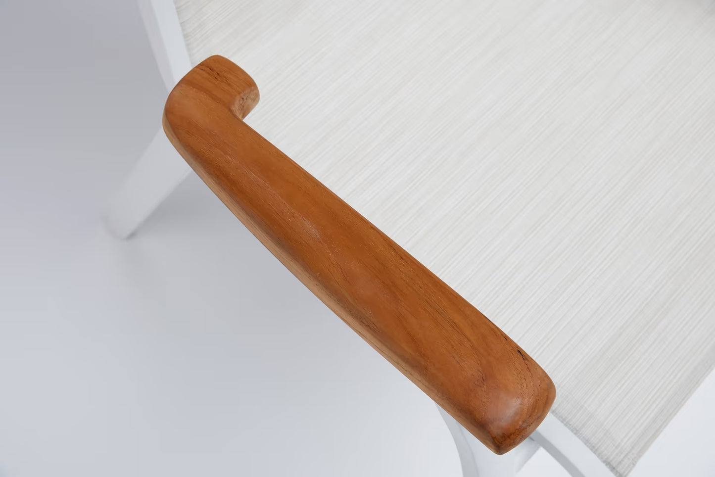 KETTLER MEMPHIS Stapelsessel – weiß matt/ beige/ natur Ansicht 6