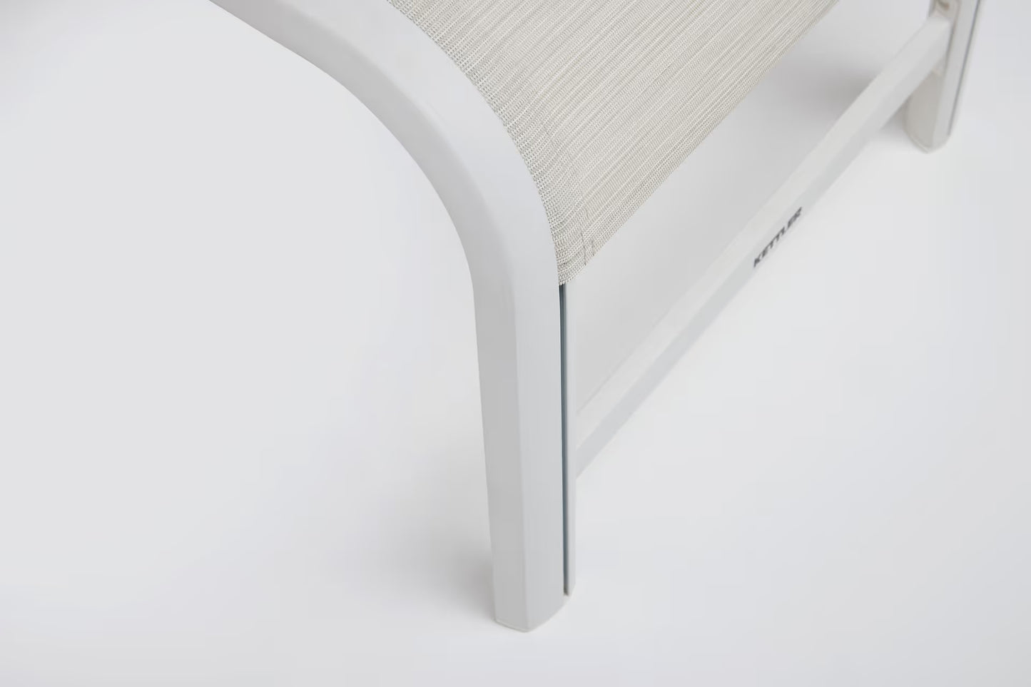 KETTLER MEMPHIS Hocker – weiß matt/ beige Ansicht 6