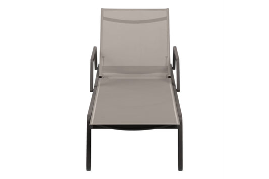 KETTLER LATITUDE Rollliege mit Armlehne – taupe/taupe Ansicht 2