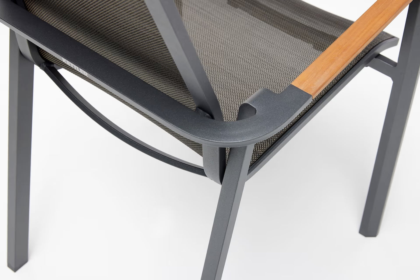 KETTLER SENSE Stapelsessel – anthrazit matt/ bronze/ natur Ansicht 6