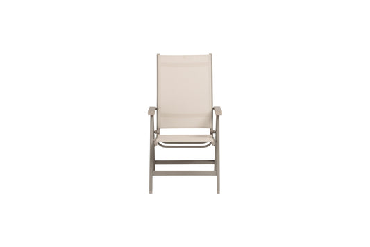 KETTLER Basic Plus Multipositionssessel Taupe/Stucco Beige , Aluminium/Outdoorgewebe