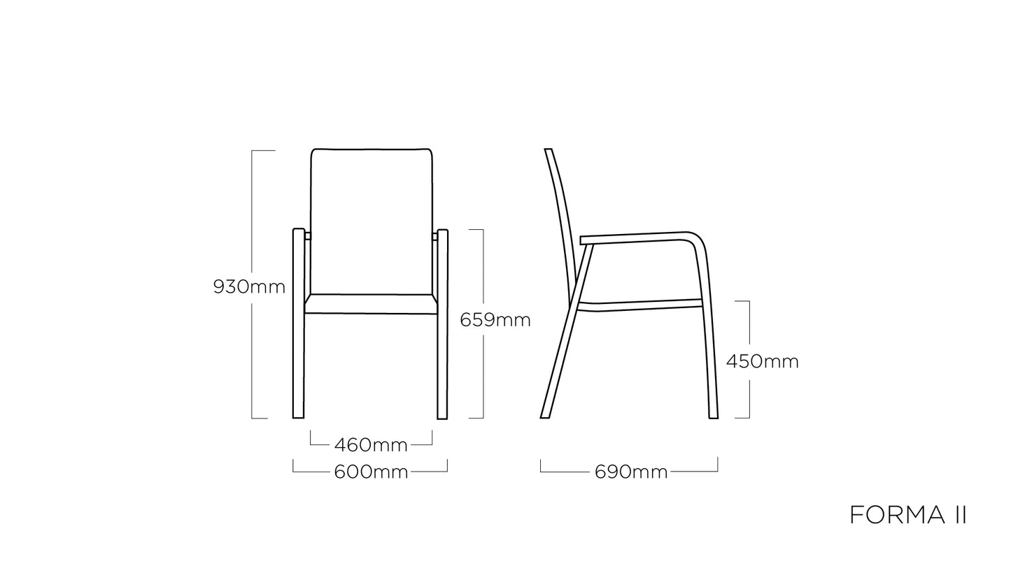 KETTLER FORMA II Stapelsessel