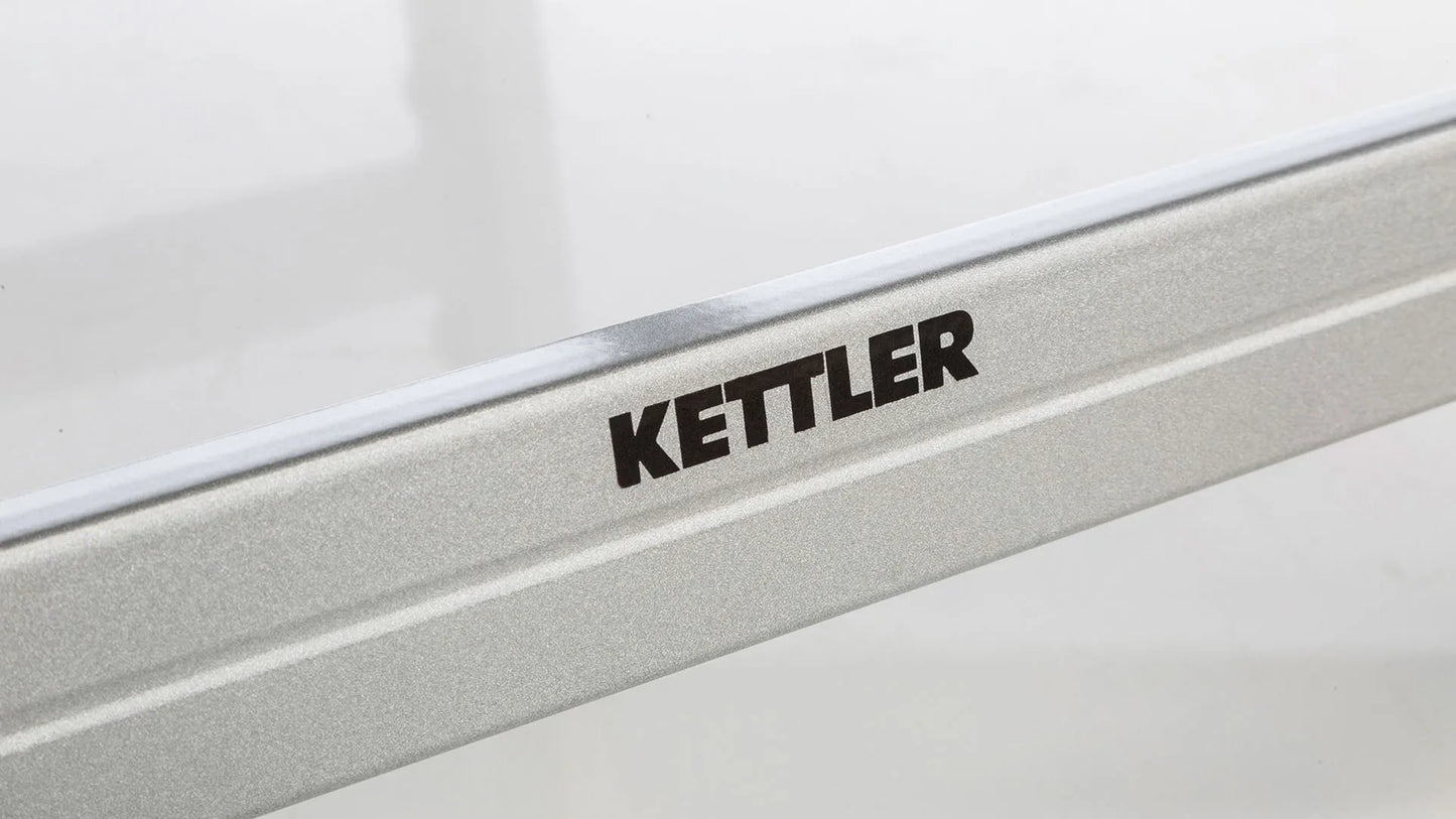 KETTLER Basic Plus Hocker, Silber/Anthrazit
