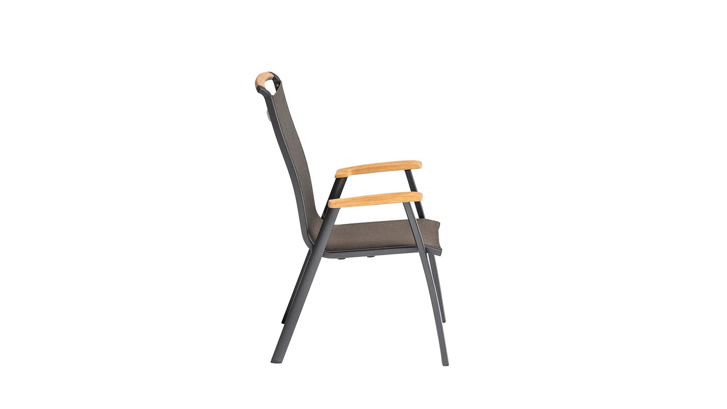 KETTLER MEMPHIS Stapelsessel anthrazit/bronze