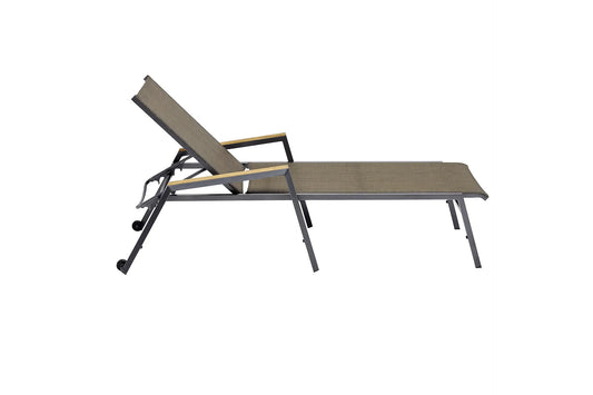 KETTLER OCEAN SKID/ MEMPHIS Stapelliege anthrazit/bronze