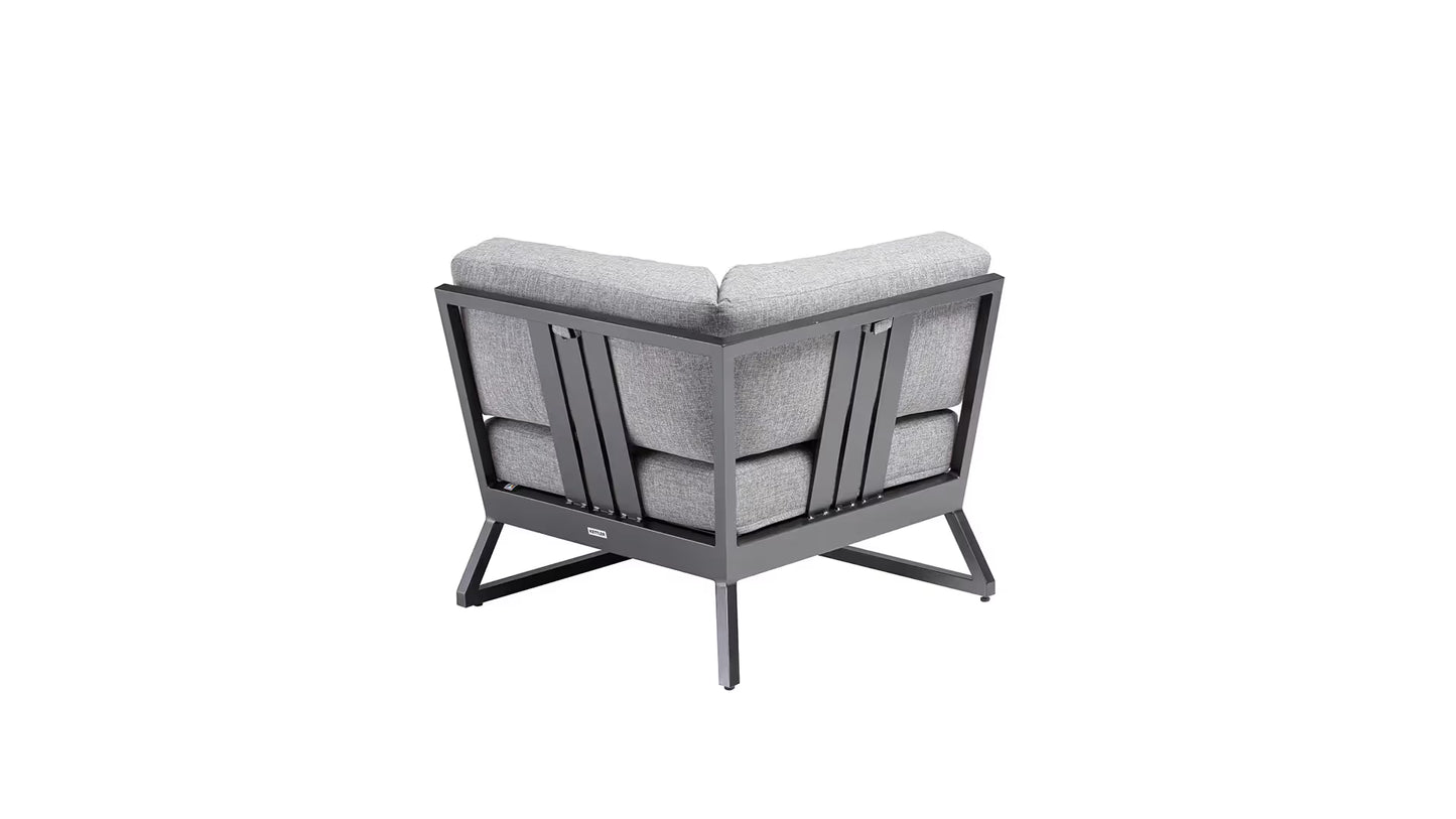 KETTLER OCEAN SKID PLATFORM Eckelement – modulares Lounge Corner, wetterfest