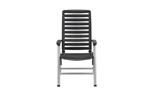 KETLLER WAVE Multipositionssessel siler/anthrazit - Aluminium/Kunststoff