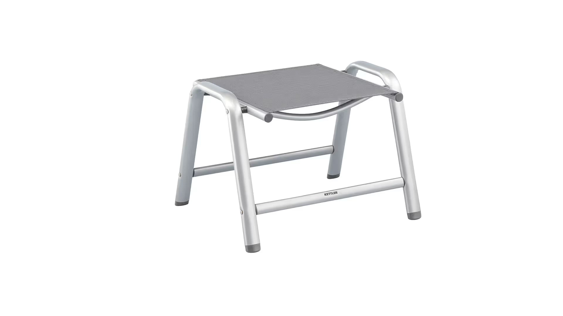 KETTLER CIRRUS Hocker – silber/ anthrazit-grau Ansicht 1