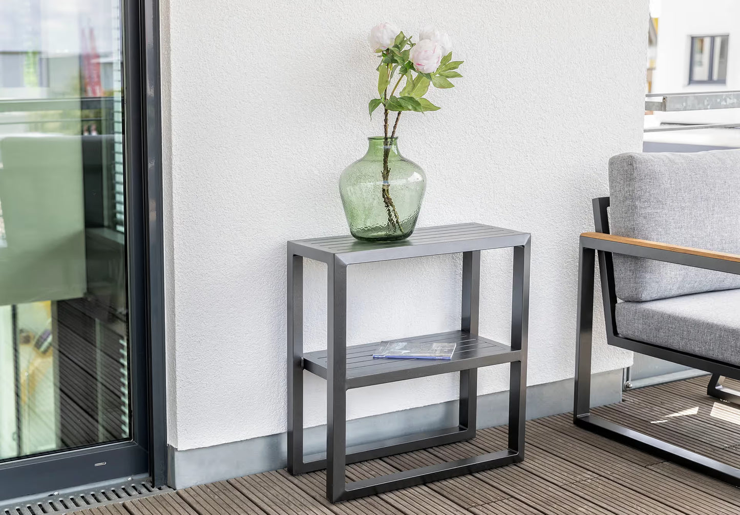 KETTLER OCEAN SKID Regal mit zwei Böden – anthrazit Ansicht 3