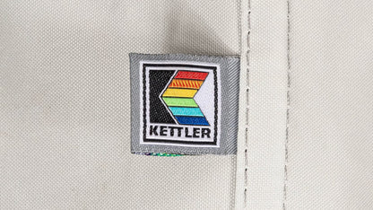 KETTLER ABDECKHAUBE für Sitzgruppe Tisch 160 x 95 cm + 6 Sessel im geklappten Zustand – grau/silber Ansicht 3
