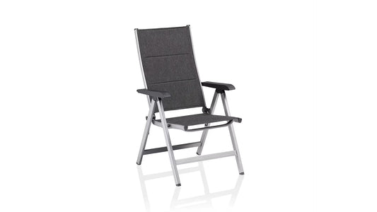 KETTLER BASIC PLUS PADDED Multipositionssessel – silber/ anthrazit meliert Ansicht 1