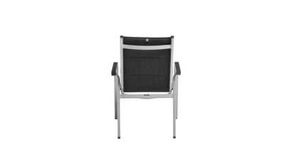 KETTLER BASIC PLUS PADDED Stapelsessel – silber/ anthrazit meliert Ansicht 5