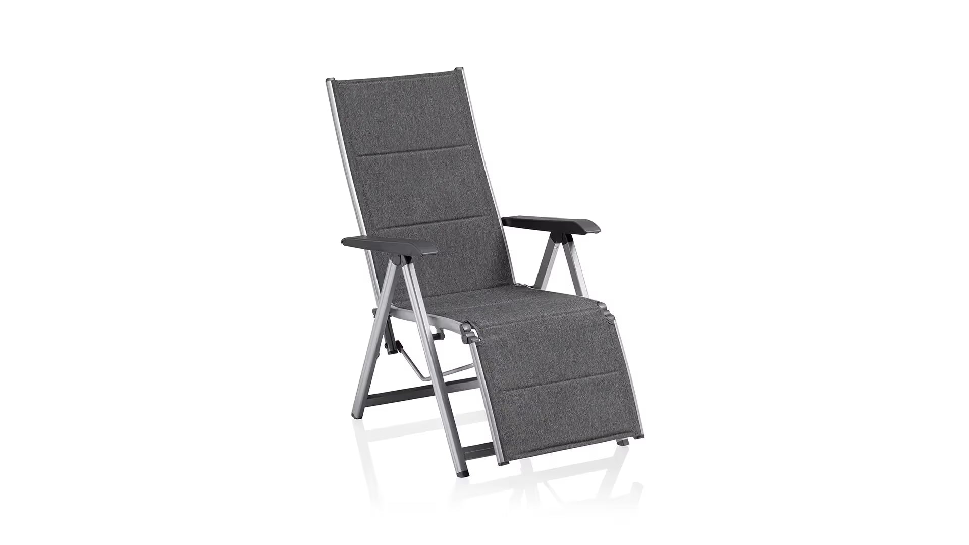 KETTLER BASIC PLUS PADDED Relaxsessel – silber/ anthrazit meliert Ansicht 1