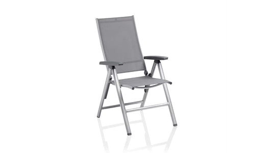 KETTLER CIRRUS Silver-Line Multipositionssessel – silber/ anthrazit-grau Ansicht 1