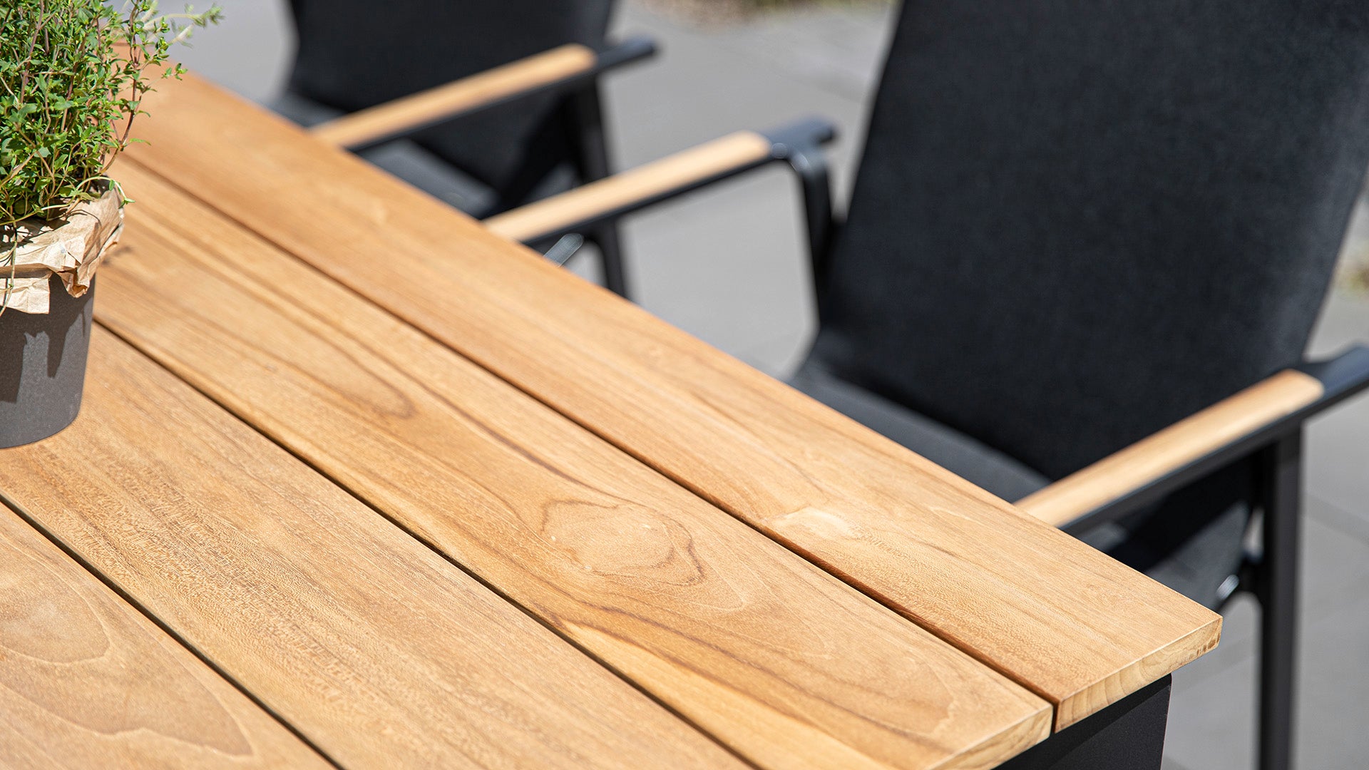 KETTLER TEAK Tischplatte 180 x 95 cm, Teak FSC® 100% – natur Ansicht 5