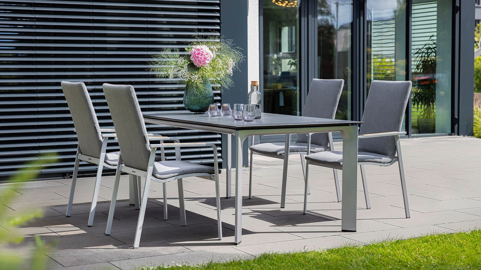 Diamond DIAMOND Tischgestell 180x95x72 cm silber