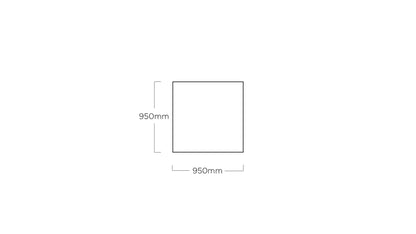 KETTLER TEAK Tischplatte 95 x 95 cm, Teak FSC® 100% – natur Ansicht 5