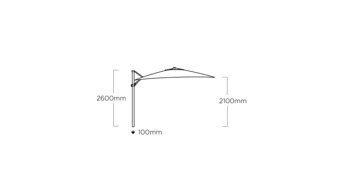 KETTLER EASY SWING Ampelschirm weiß matt/ hellgrau
300 x 300 cm – weiß matt/ hellgrau Ansicht 4
