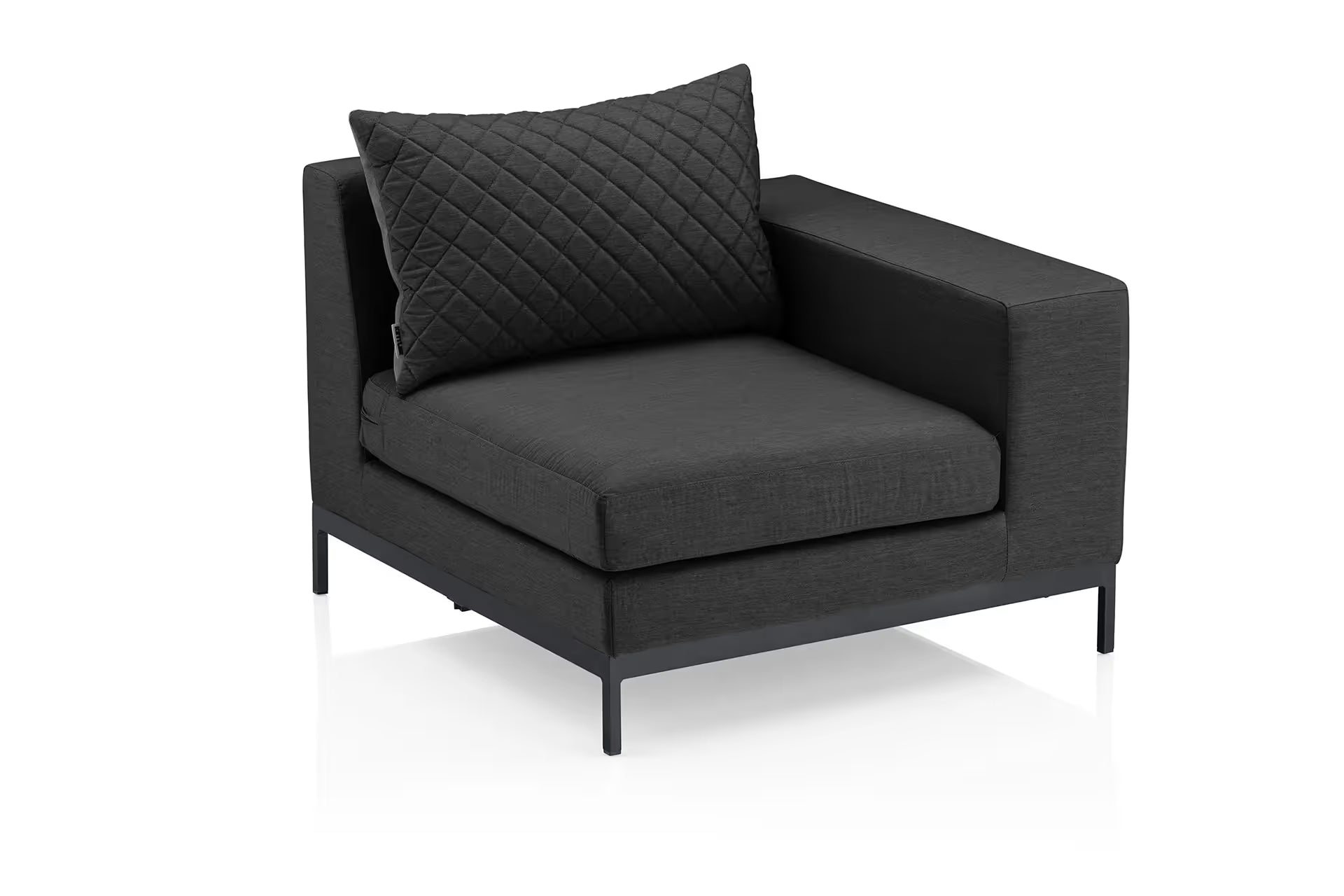 KETTLER EGO MODULAR Endteil rechts – anthrazit/ sooty Ansicht 1
