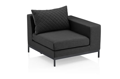 KETTLER EGO MODULAR Endteil rechts – anthrazit/ sooty Ansicht 1