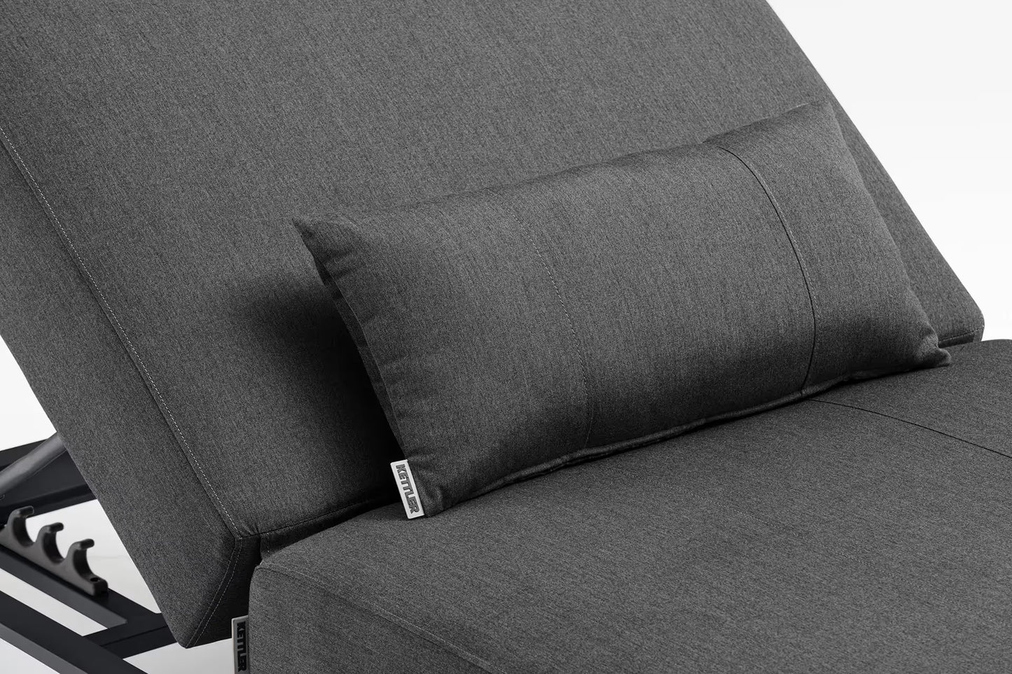 KETTLER PURE Sonnenliege – anthrazit/ sooty Ansicht 6