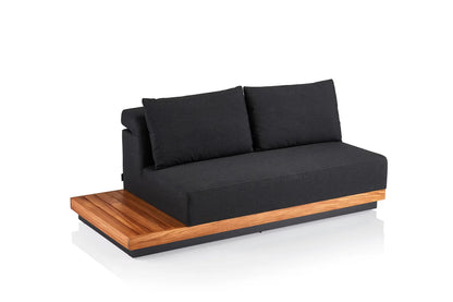 KETTLER ROYAL PLATFORM 2-Sitzer – anthrazit/ natur/ sooty Ansicht 1