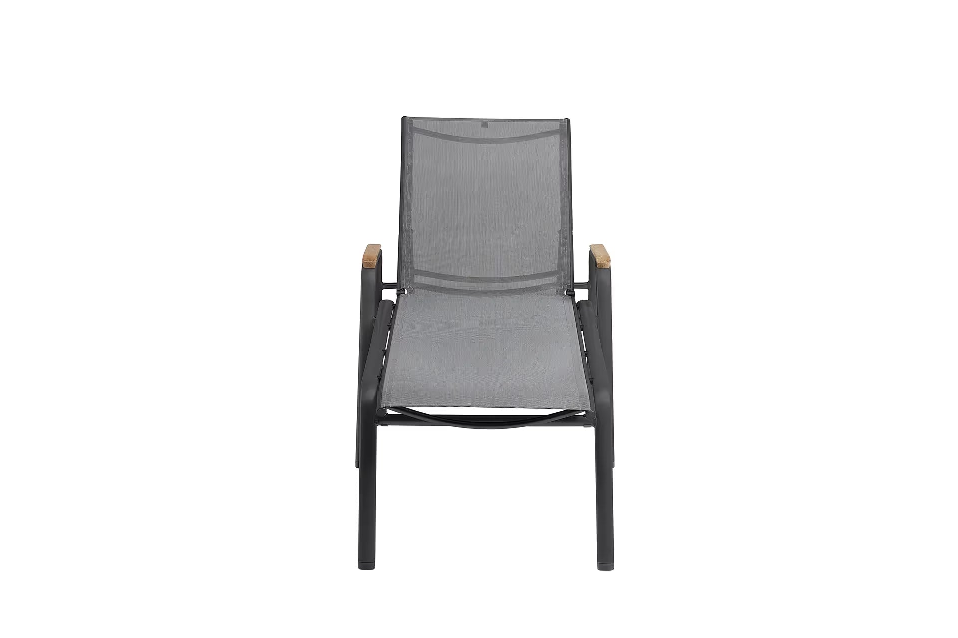 KETTLER CIRRUS Stapelliege Teak – anthrazit/ anthrazit-grau Ansicht 3