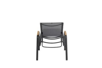 KETTLER CIRRUS Stapelliege Teak – anthrazit/ anthrazit-grau Ansicht 5
