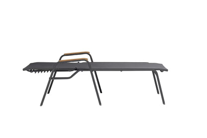 KETTLER CIRRUS Stapelliege Teak – anthrazit/ anthrazit-grau Ansicht 6