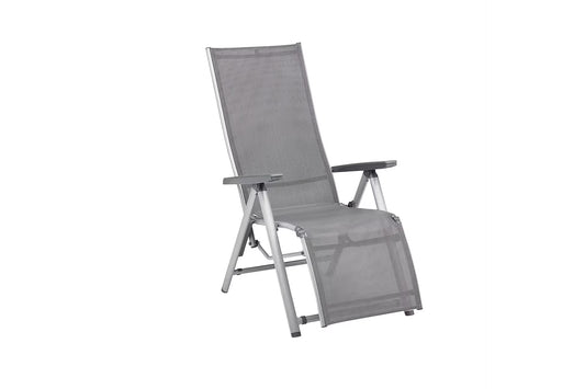 KETTLER CIRRUS Silver-Line Relaxsessel – silber/ anthrazit-grau Ansicht 1