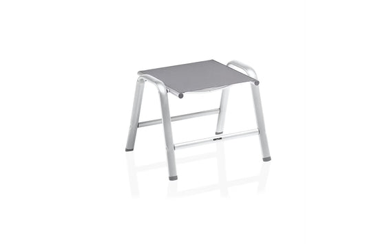 KETTLER CIRRUS Silver-Line Hocker – silber/ anthrazit-grau Ansicht 1
