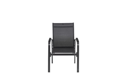 KETTLER BASIC+ PREMIUM Stapelsessel zerlegt – anthrazit/ Lakritz Ansicht 3
