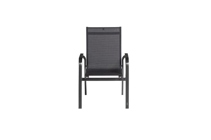 KETTLER BASIC+ PREMIUM Stapelsessel – anthrazit/ Lakritz Ansicht 3