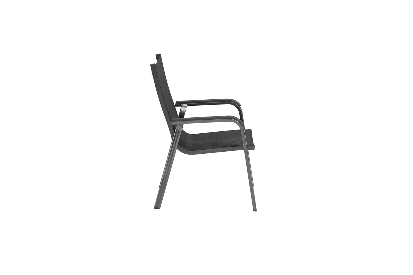 KETTLER BASIC+ PREMIUM Stapelsessel – anthrazit/ Lakritz Ansicht 4