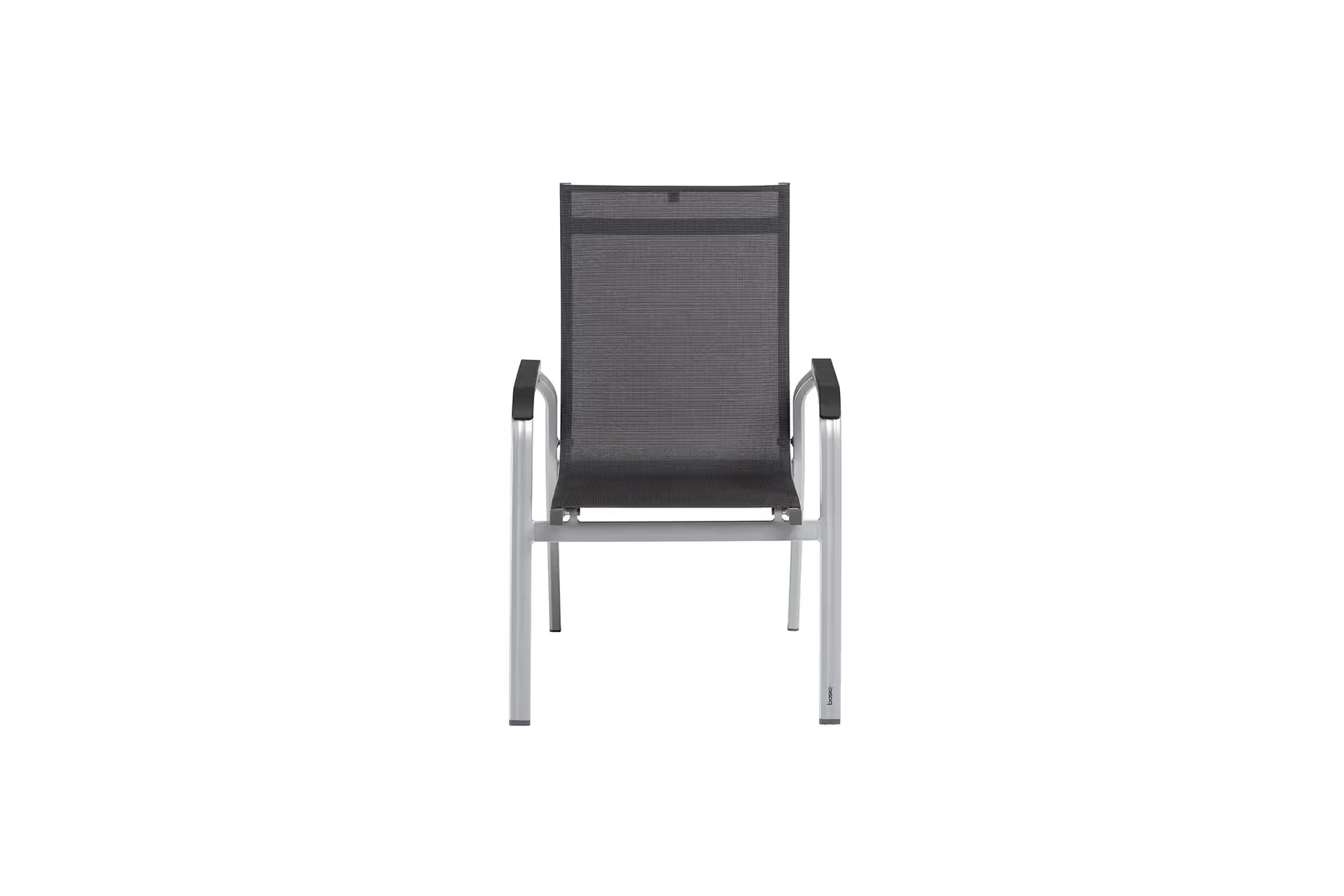 KETTLER BASIC+ PREMIUM Stapelsessel – silber/ Lakritz Ansicht 3