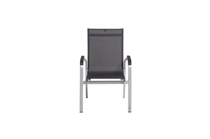 KETTLER BASIC+ PREMIUM Stapelsessel – silber/ Lakritz Ansicht 3