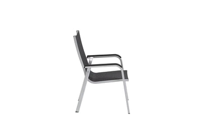 KETTLER BASIC+ PREMIUM Stapelsessel – silber/ Lakritz Ansicht 4