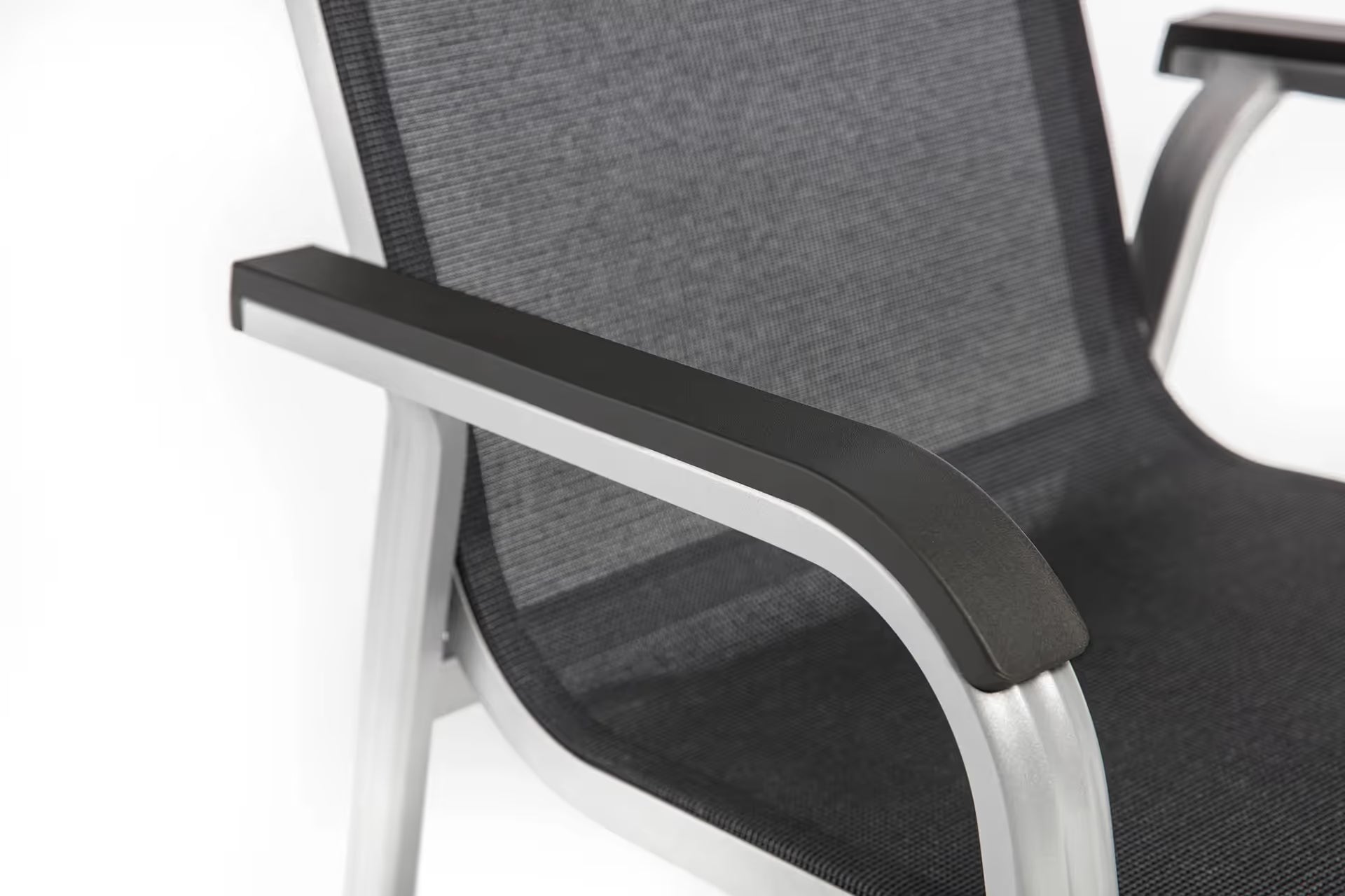 KETTLER BASIC+ PREMIUM Stapelsessel – silber/ Lakritz Ansicht 6
