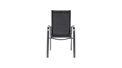 KETTLER CIRRUS Silver-Line Stapelsessel – anthrazit/ anthrazit-grau Ansicht 2