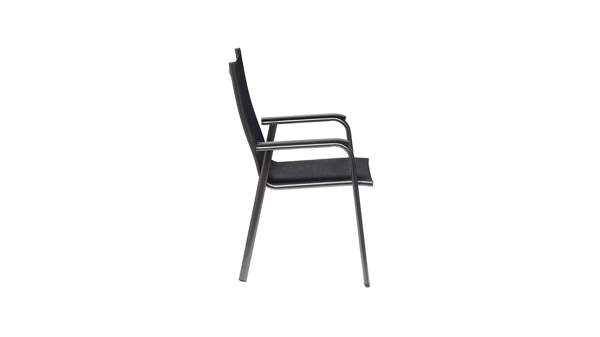 KETTLER CIRRUS Silver-Line Stapelsessel – anthrazit/ anthrazit-grau Ansicht 3