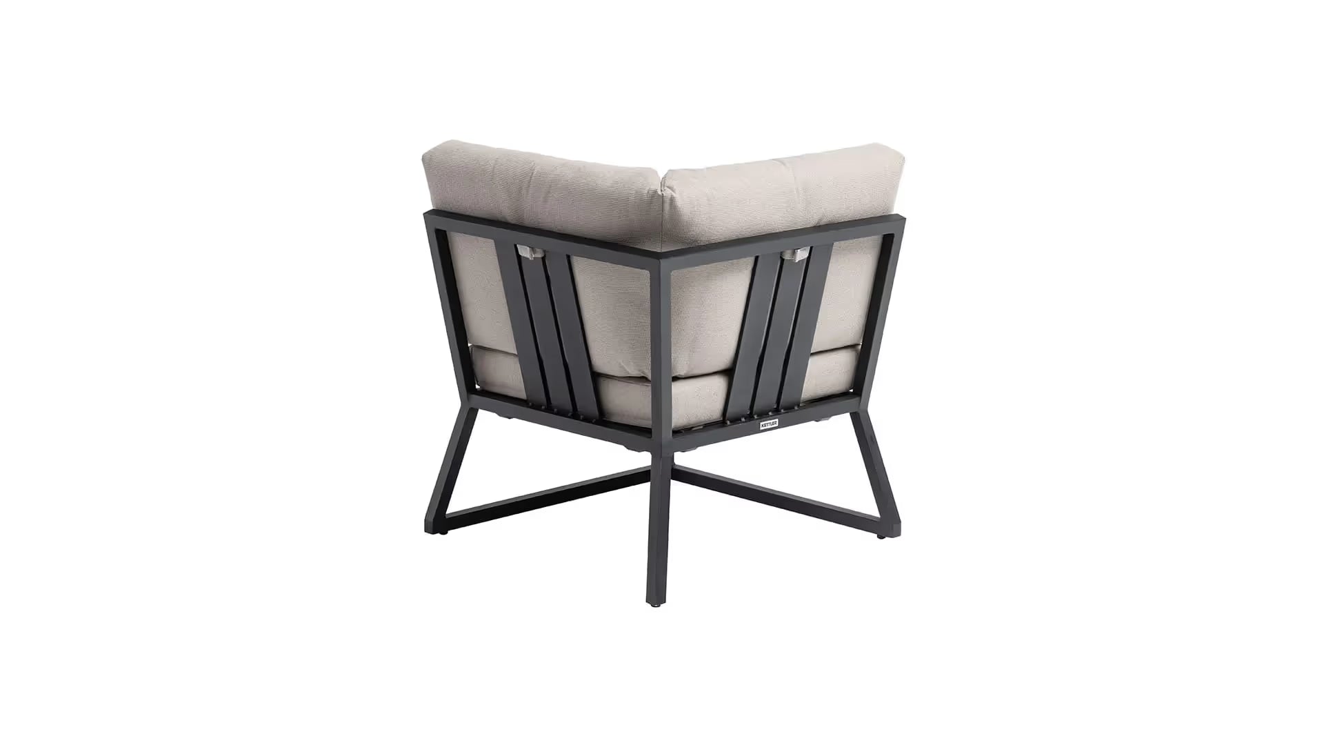 KETTLER ATLANTIC Eckteil – schwarz matt/ Dublin Ansicht 4