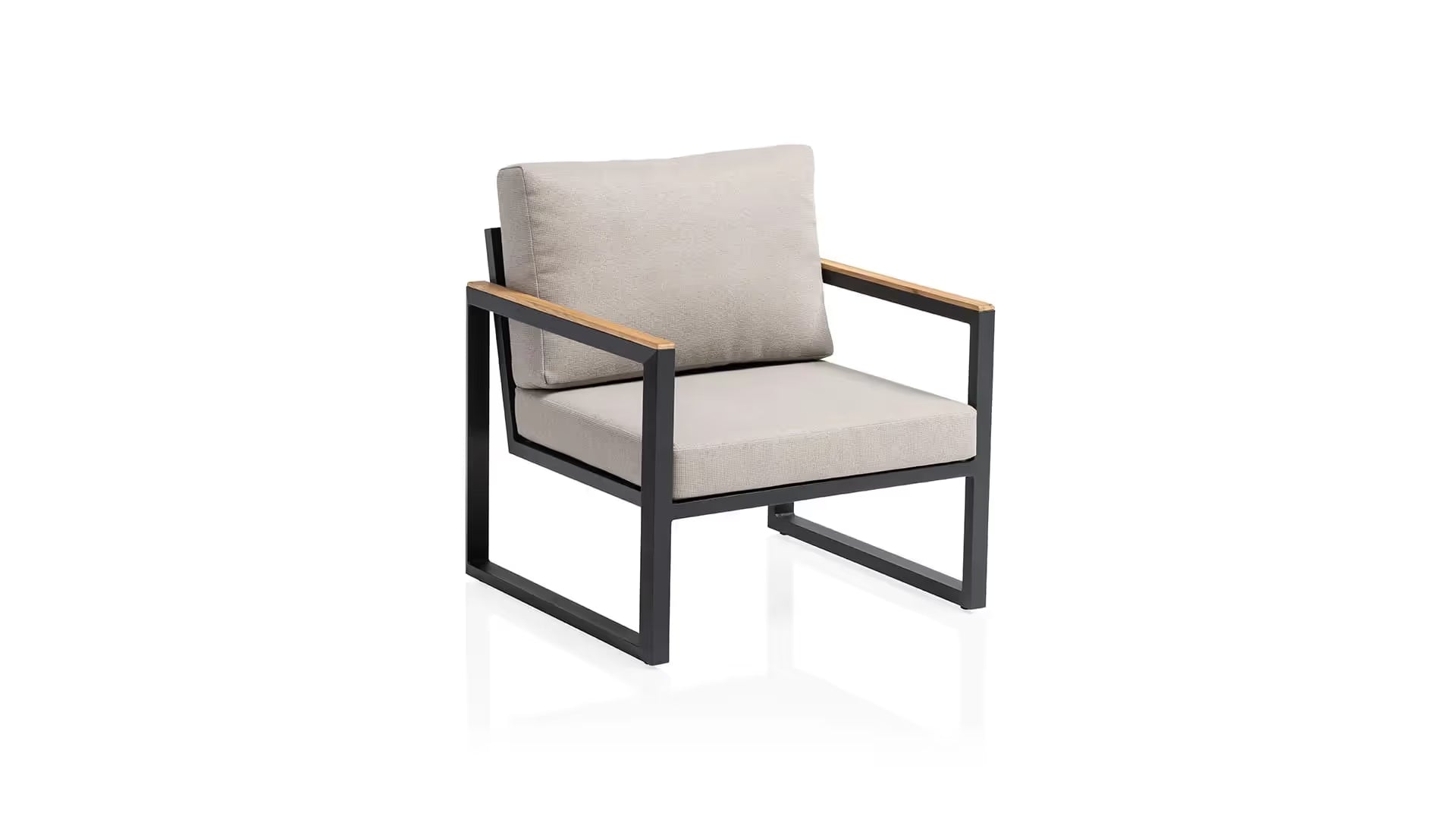 KETTLER ATLANTIC Sessel – schwarz matt/ Dublin Ansicht 1