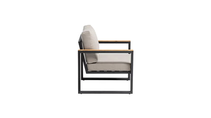 KETTLER ATLANTIC Sessel – schwarz matt/ Dublin Ansicht 3